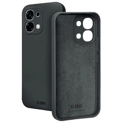 SBS Instinct Cover per Oppo A6x, Nera in TPU e Microfibra