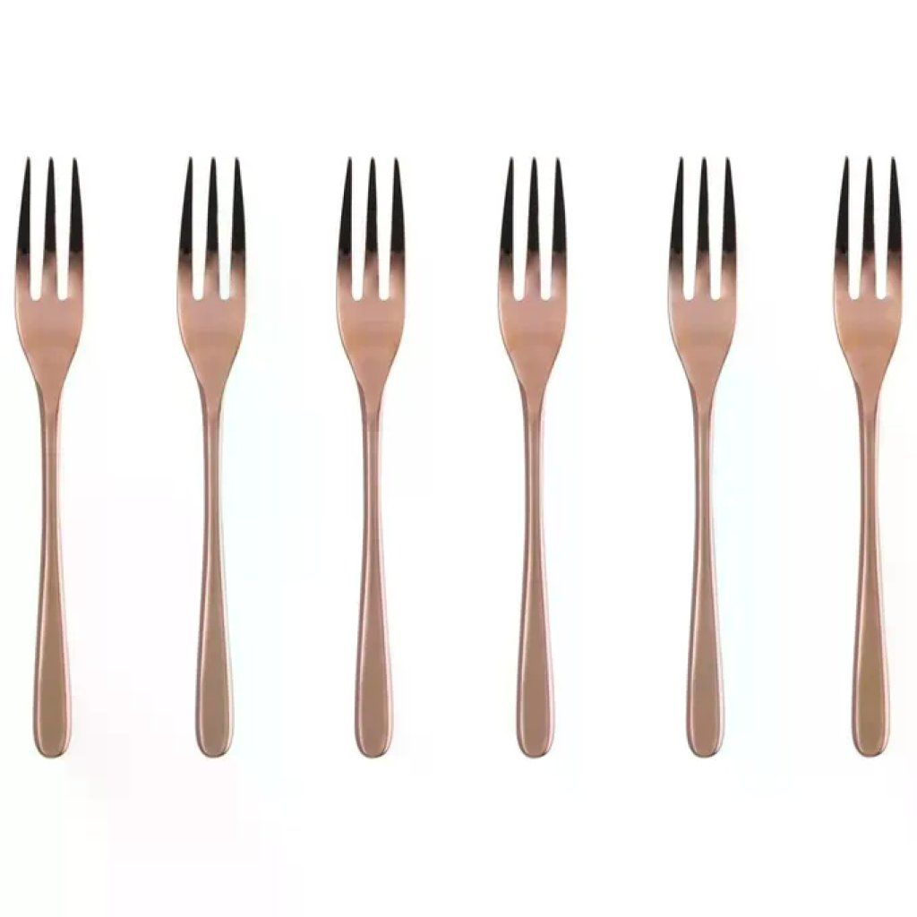 Sambonet Taste Set 6 Forchettine da Dolce Rame Sambonet Taste Set 6 Forchettine da Dolce Rame