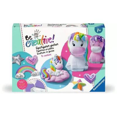 Ravensburger Be Creative Midi XL – Kit Unicorni in Gesso, 7+ Ravensburger Be Creative Midi XL – Kit Unicorni in Gesso, 7+