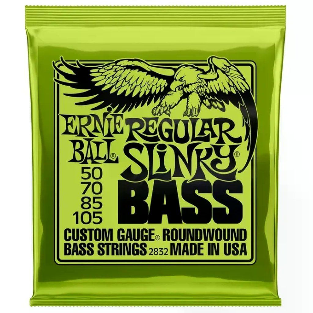 Ernie Ball 2832 Regular Slinky Bass – Corde per Basso 50-105