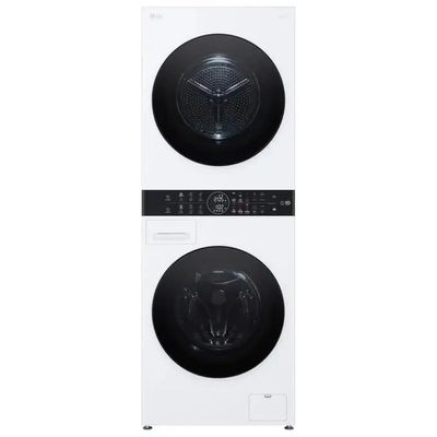 LG WashTower WT1210WWF Lavasciuga 12/10 kg, 1400 giri, Bianco