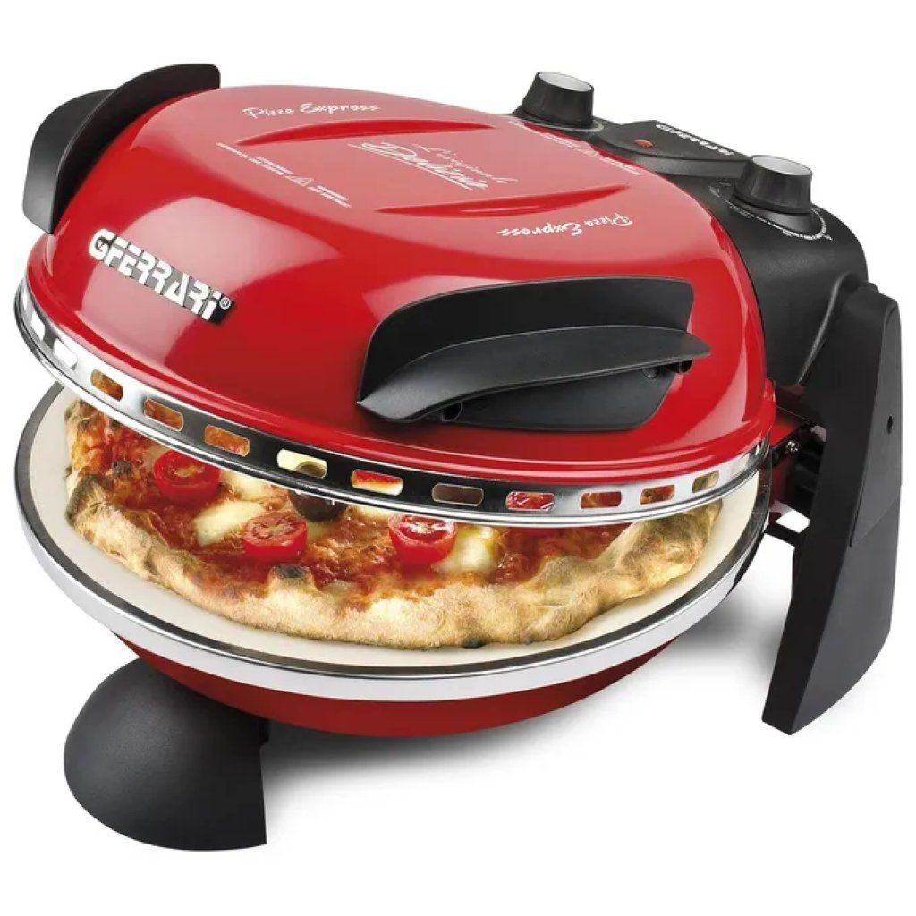 G3 Ferrari G1000602 Delizia Forno Pizza Elettrico 1200W Pietra Refrattaria 31 cm Temperatura 400°C Timer