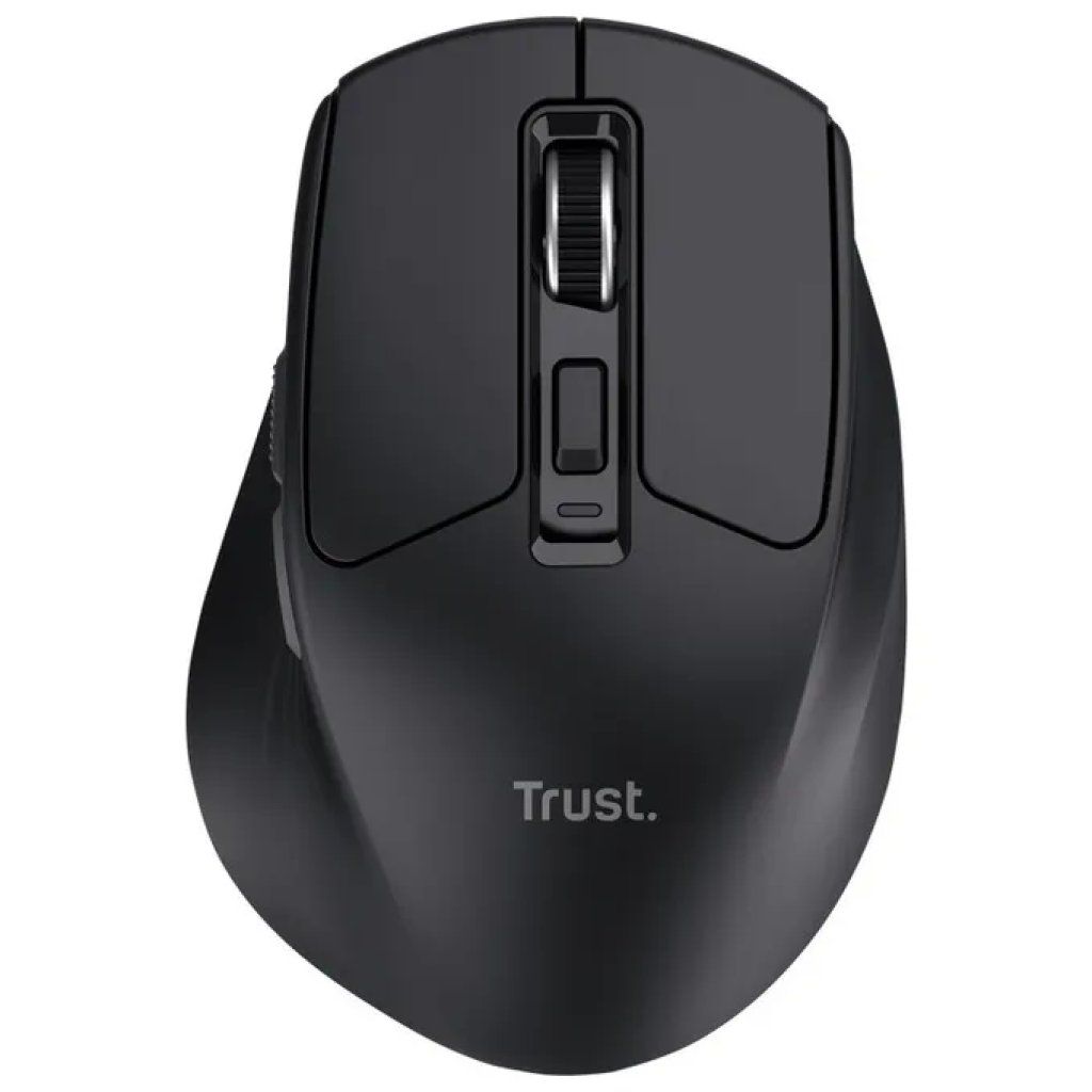 Trust Niven Mouse Wireless Ergonomico Multidispositivo, 3200 DPI, Nero Trust Niven Mouse Wireless Ergonomico Multidispositivo, 3200 DPI, Nero