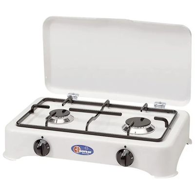 Parker 5326CBGP Fornello GPL a 2 Fuochi Bianco
