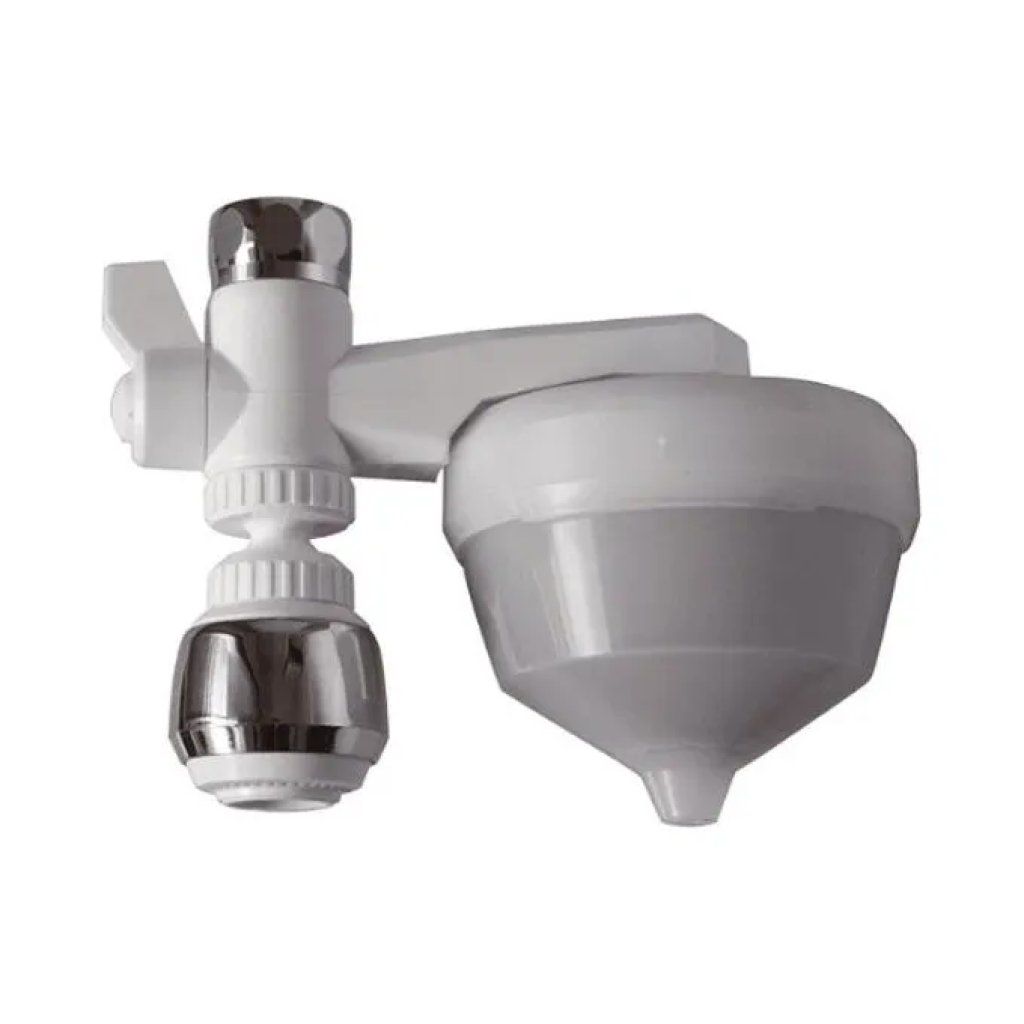 Siroflex UNI 3 Classic Filtro per Rubinetto con Carbone Attivo, Bianco