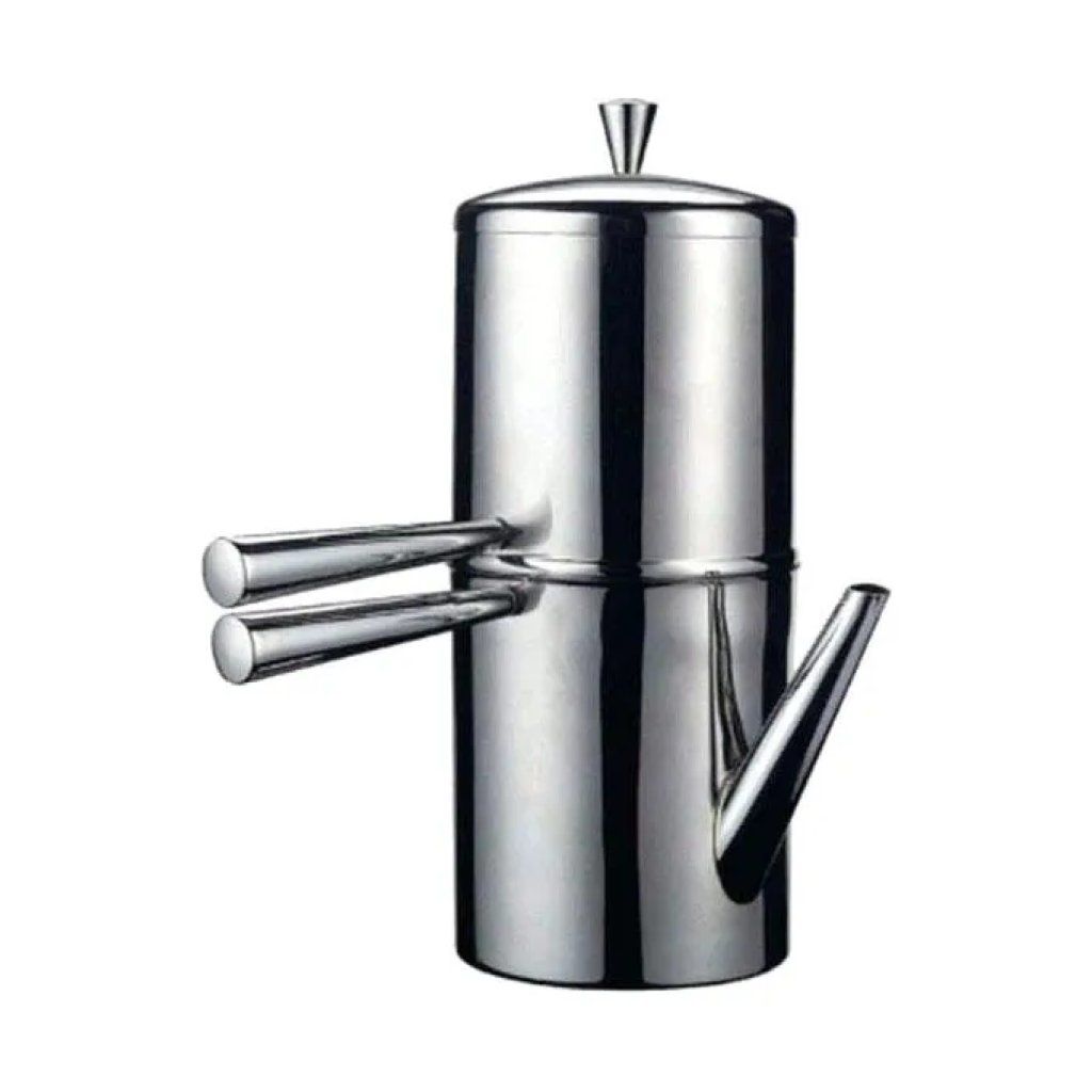 ILSA 008 003 Caffettiera Napoletana in Acciaio Inox 18/10, 3 Tazze, Argento ILSA 008 003 Caffettiera Napoletana in Acciaio Inox 18/10, 3 Tazze, Argento