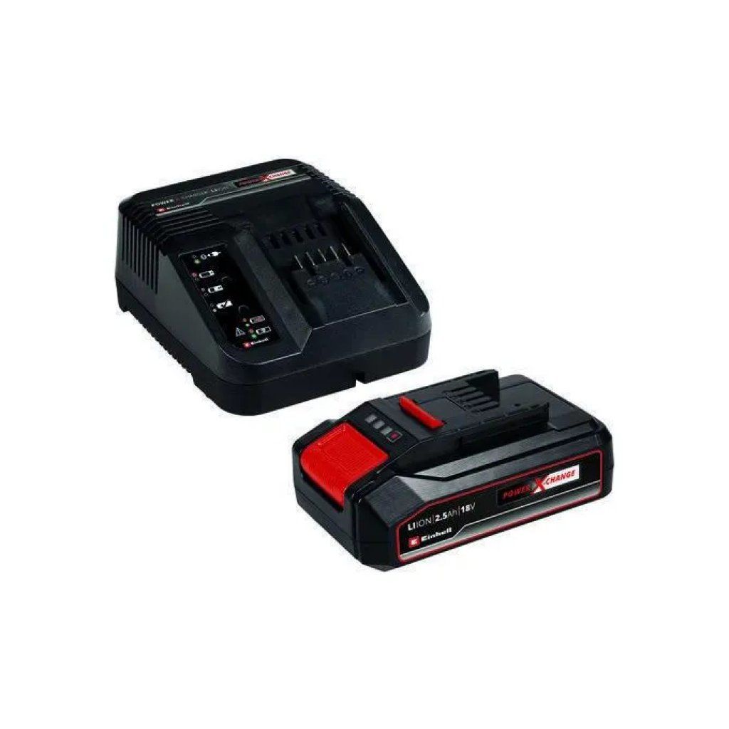 Einhell Power X-Change Kit Batteria 18V 2,5Ah e Caricabatterie Rapido Einhell Power X-Change Kit Batteria 18V 2,5Ah e Caricabatterie Rapido