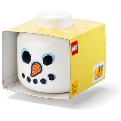 Room Copenhagen LEGO Snowman contenitore impilabile bianco, 8,5 L Room Copenhagen LEGO Snowman contenitore impilabile bianco, 8,5 L