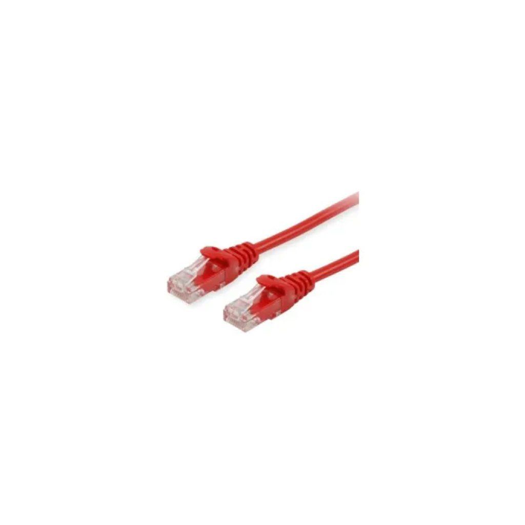 Atlantis Land cavo di rete slim Cat.6A UTP, 50 cm, rosso
