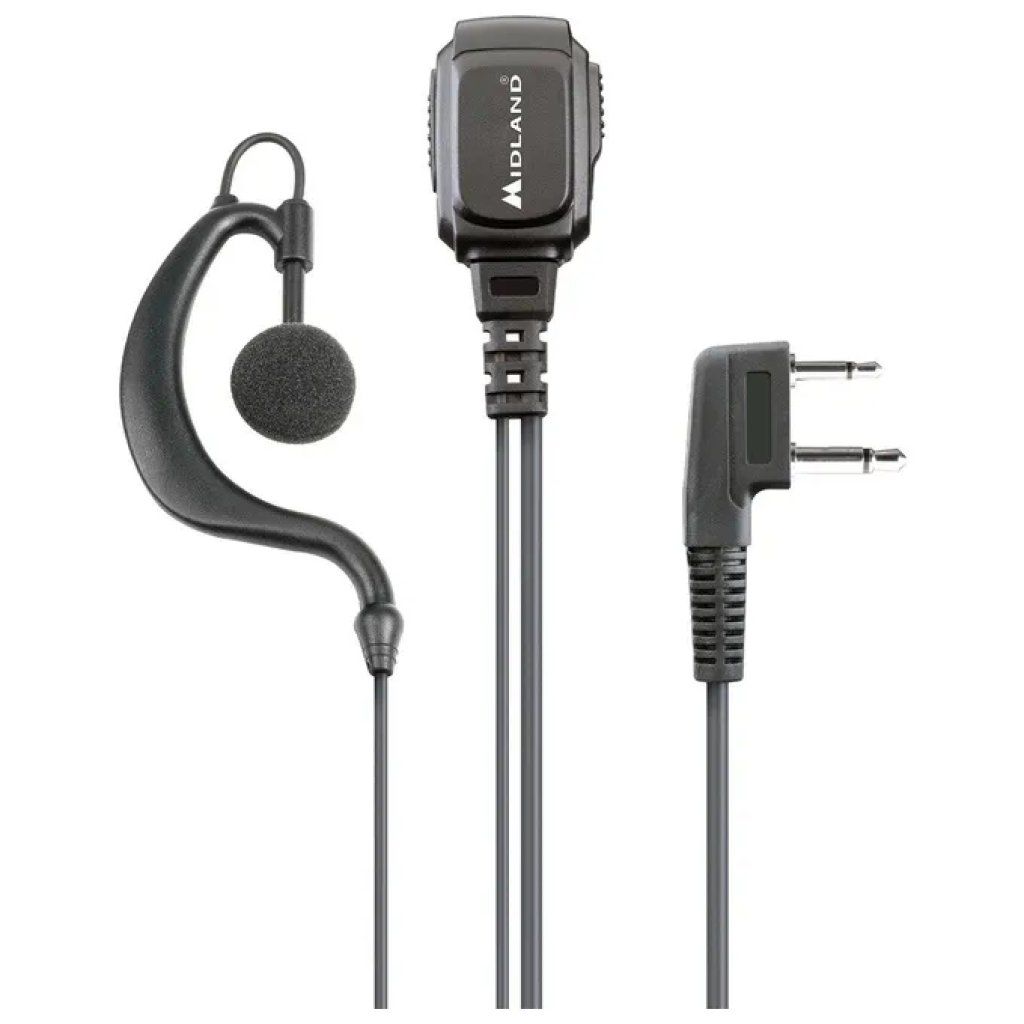 Midland MA21-L PRO Auricolare Mono VOX/PTT a 2 Pin