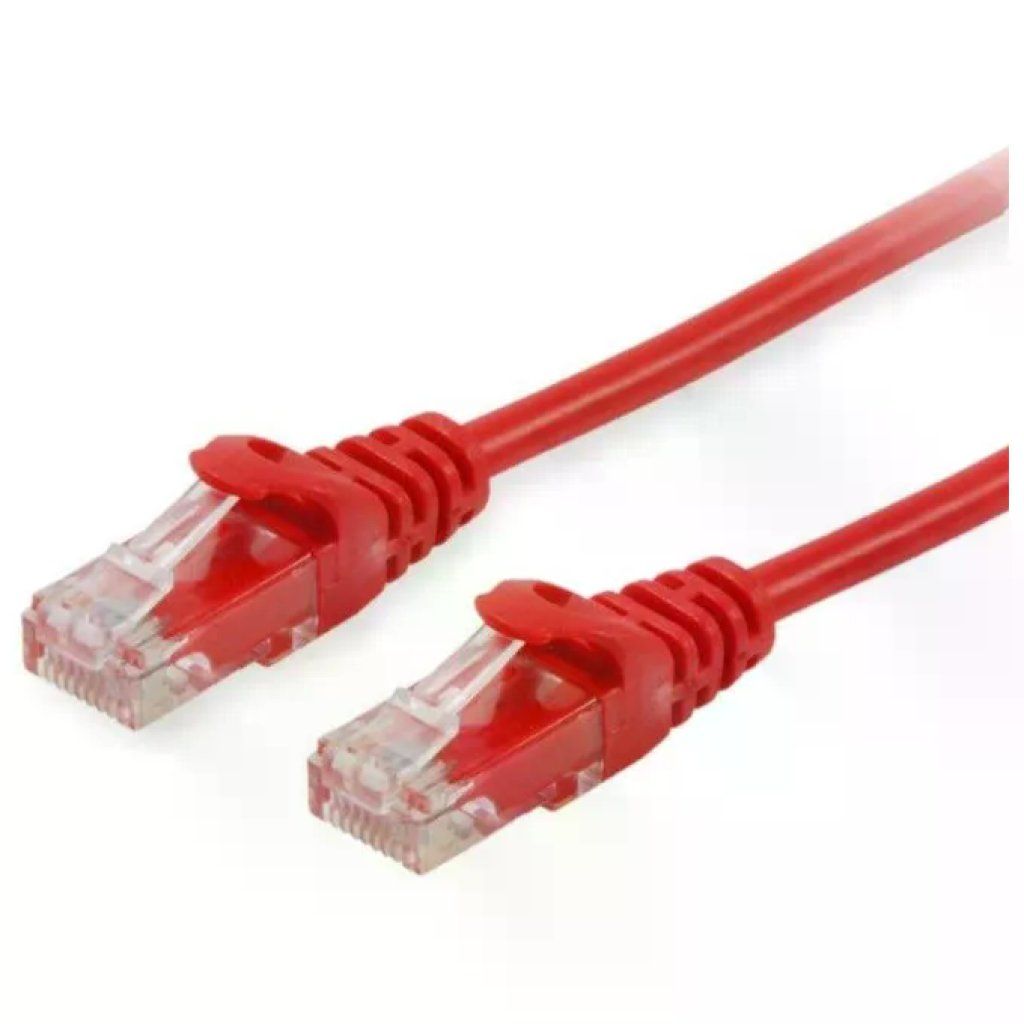 EQUIP Cavo Ethernet Equip Cat6 RJ-45 U/UTP rosso, 5 m
