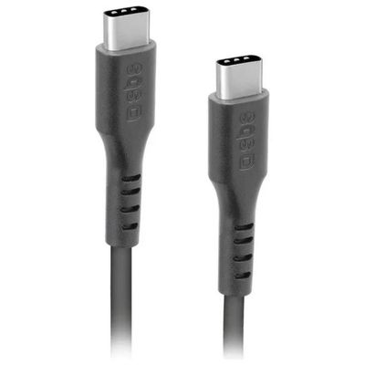 SBS Cavo USB-C 2.0 per Ricarica e Dati, 1,5 m, Nero SBS Cavo USB-C 2.0 per Ricarica e Dati, 1,5 m, Nero