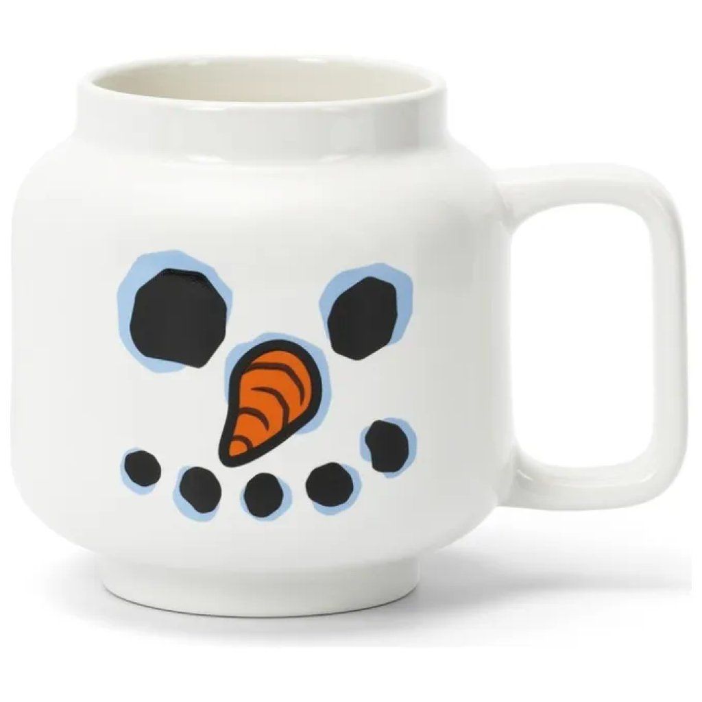 LEGO Iconic Tazza in Ceramica Pupazzo di Neve, 530 ml