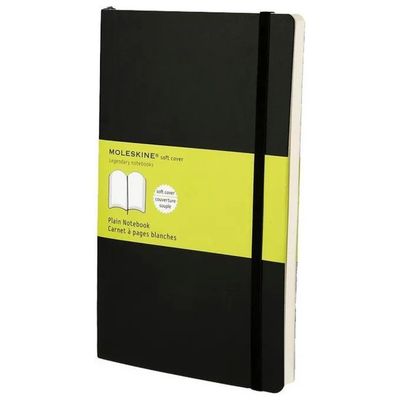 Moleskine Taccuino Large a Copertina Morbida, Pagine Bianche Moleskine Taccuino Large a Copertina Morbida, Pagine Bianche