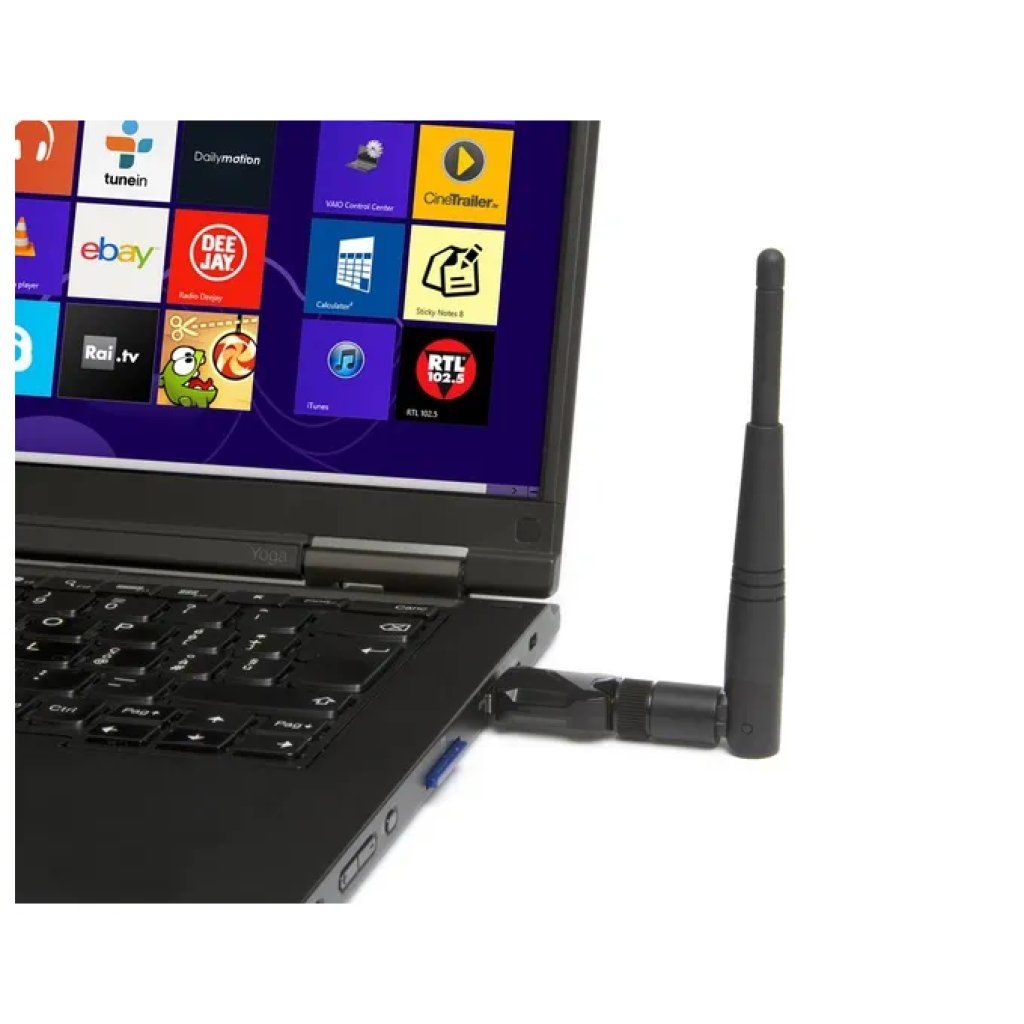 Hamlet HNW600ACU Adattatore USB Wi-Fi Dual Band AC600 Hamlet HNW600ACU Adattatore USB Wi-Fi Dual Band AC600