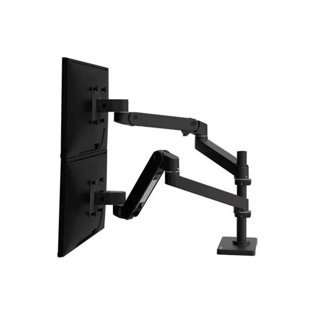 Ergotron LX Pro – Supporto da Scrivania per 2 Monitor fino a 27″, Nero Ergotron LX Pro – Supporto da Scrivania per 2 Monitor fino a 27″, Nero