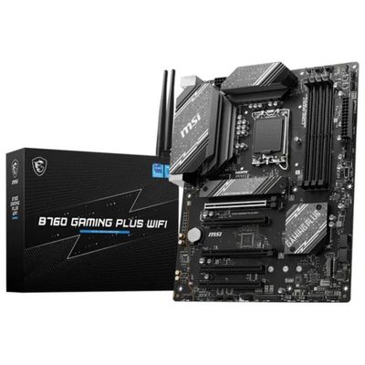 MSI B760 GAMING PLUS WIFI Scheda Madre Intel B760 LGA 1700 ATX DDR5 192 GB Wi-Fi 6E Bluetooth 5.3 2