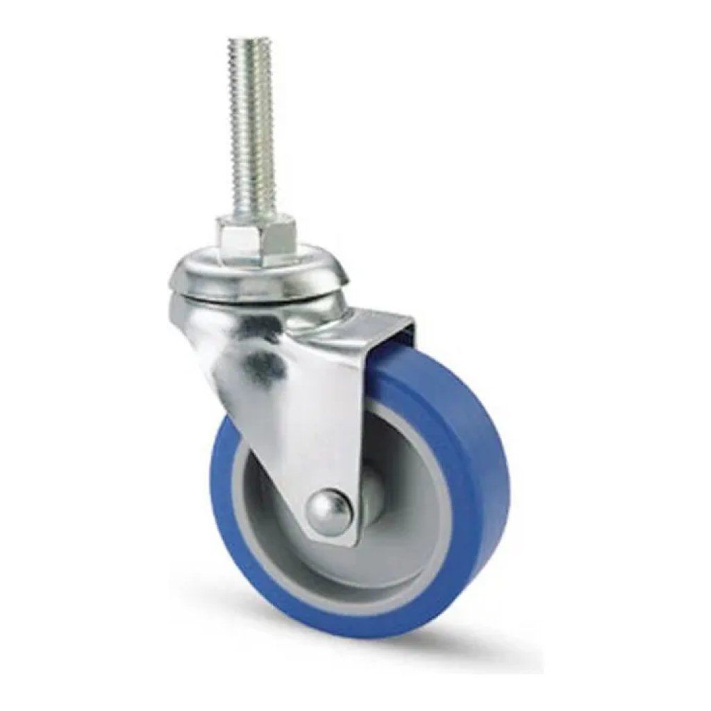 VALSECCHI Ruota girevole blu Valsecchi per mobili 60 mm con perno 10 mm