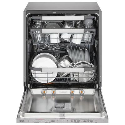 LG DB597TXSW Lavastoviglie da Incasso 14 Coperti, Classe A-20%, QuadWash, Bianco LG DB597TXSW Lavastoviglie da Incasso 14 Coperti, Classe A-20%, QuadWash, Bianco