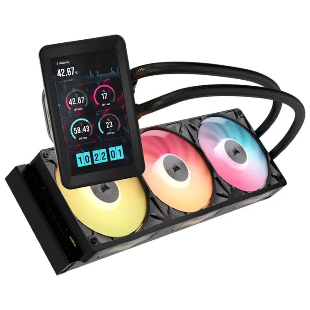 Corsair iCUE LINK TITAN II 360 RX LCD – Dissipatore a liquido AIO, nero Corsair iCUE LINK TITAN II 360 RX LCD – Dissipatore a liquido AIO, nero