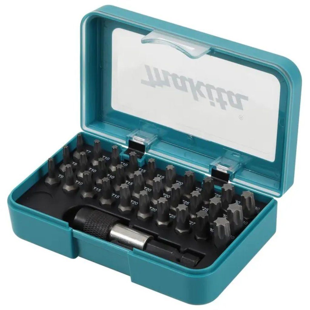 Makita P-73352 Set Inserti Torx 31 Pezzi con Portainserti Magnetico