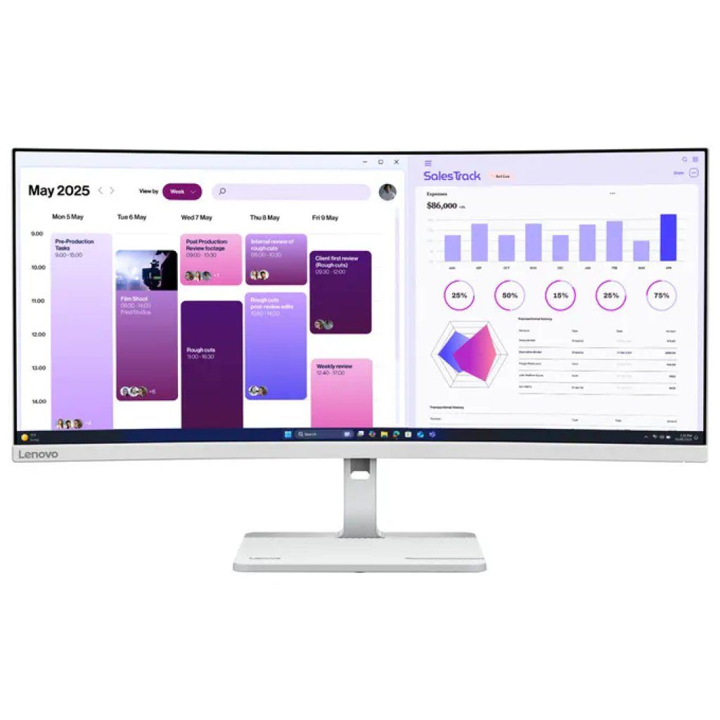 LENOVO Monitor curvo Lenovo L34W-4C 34" WQHD 120 Hz