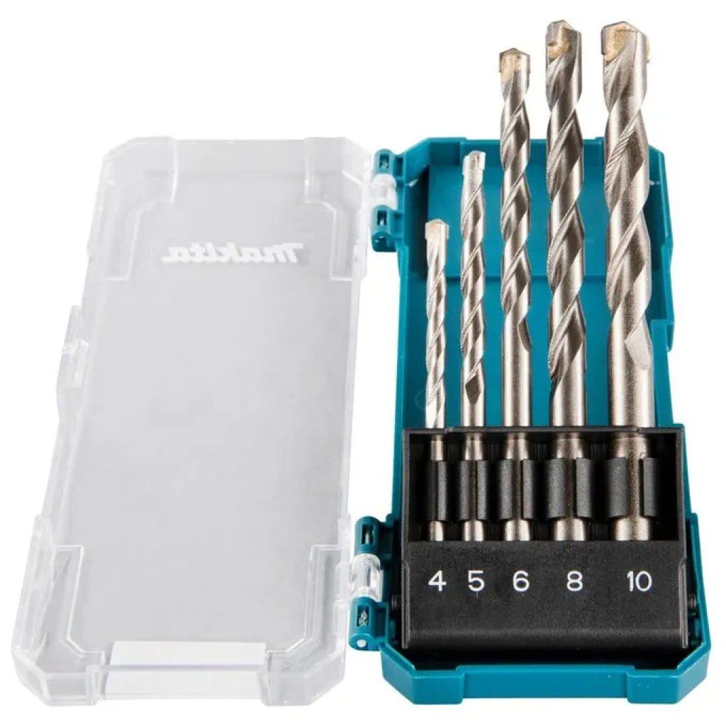 Makita D-72877 Set 5 Punte per Muratura TCT Makita D-72877 Set 5 Punte per Muratura TCT