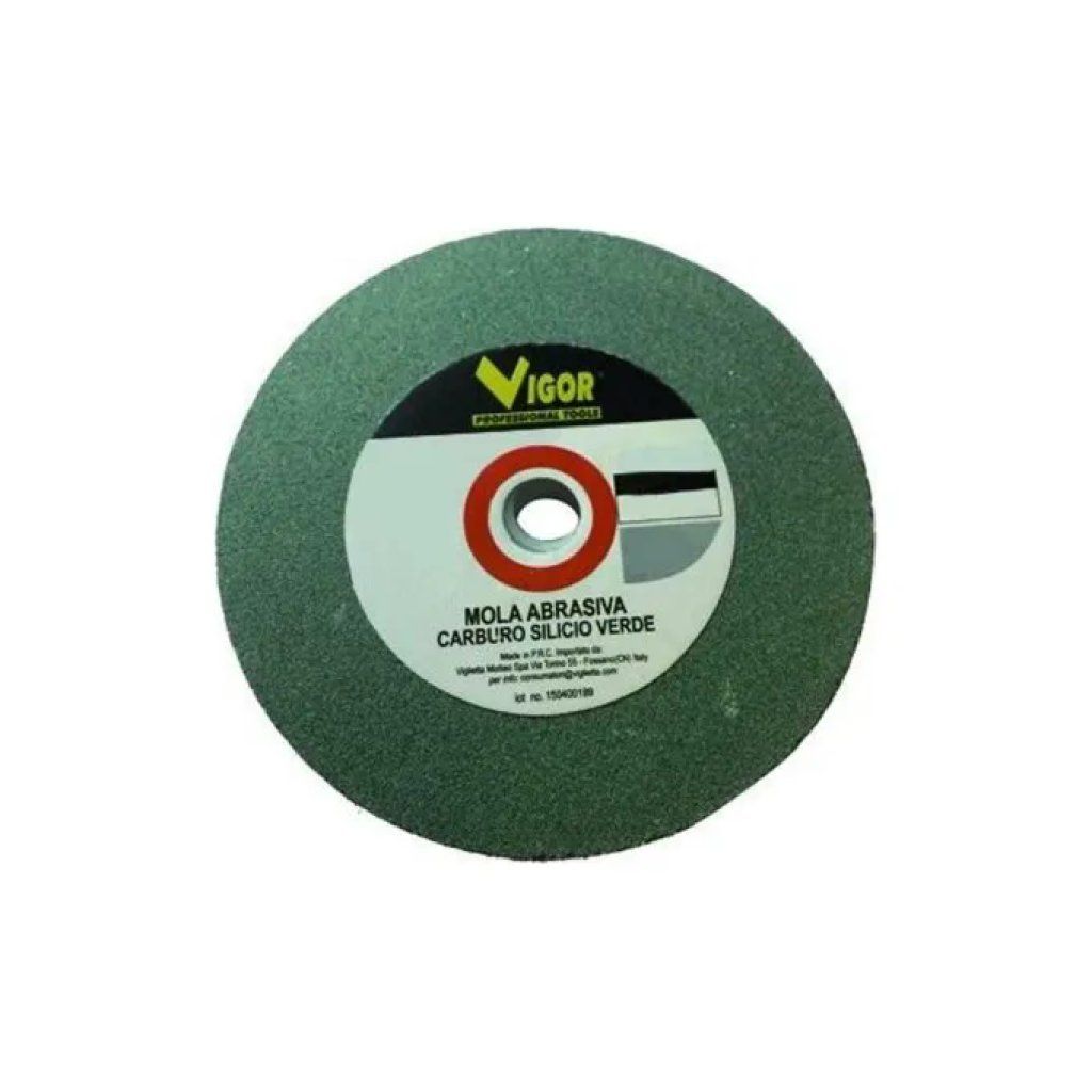 VIGOR-BLINKY Mola Abrasiva Verde Grana 80 125 mm VIGOR-BLINKY Mola Abrasiva Verde Grana 80 125 mm