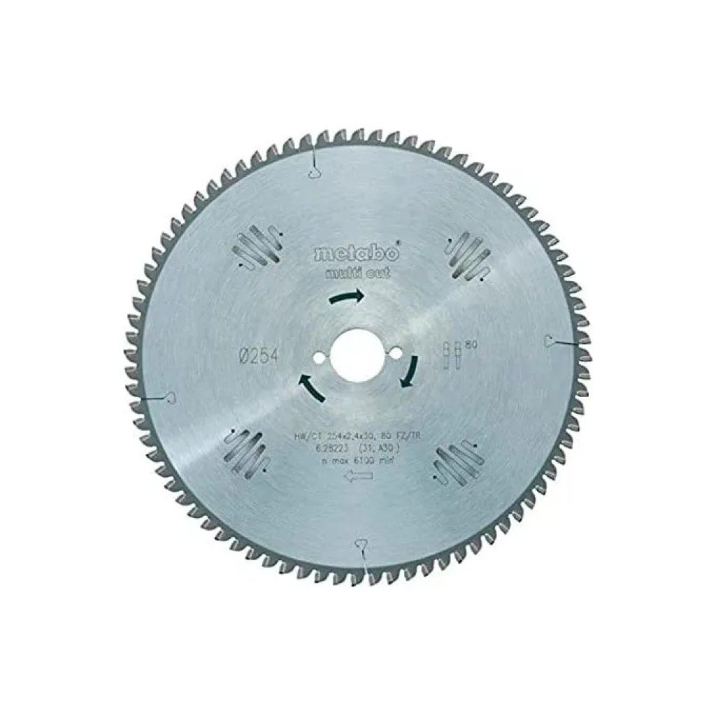 Metabo 628223000 Lama Circolare per Plastica 25,4 cm Metabo 628223000 Lama Circolare per Plastica 25,4 cm