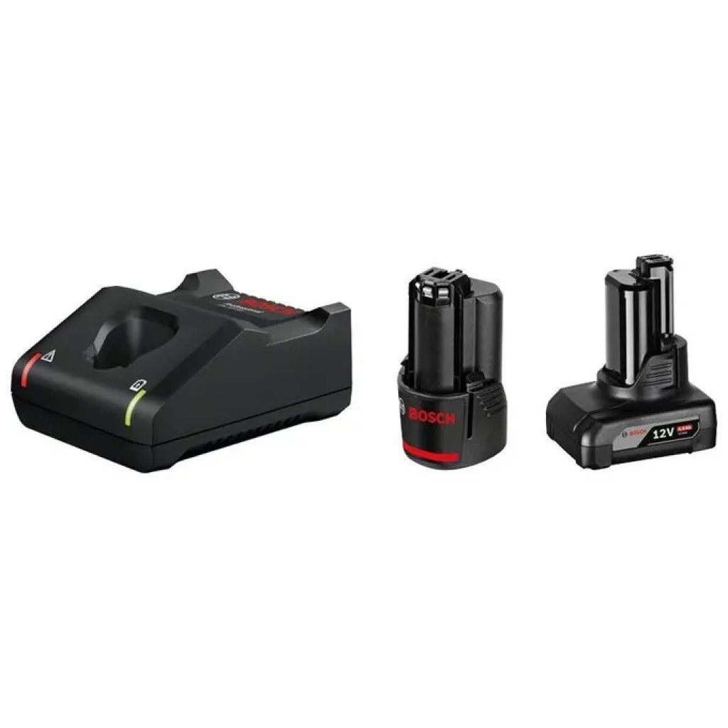 Bosch Professional Starter Set 12 V con batterie 2,0 Ah e 4,0 Ah e caricabatterie GAL 12V-40