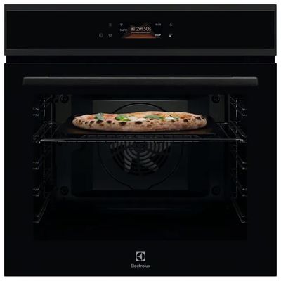 Electrolux EOX8P08WH PizzaExpert – Forno da incasso pirolitico 72 L, A++, Wi-Fi, nero