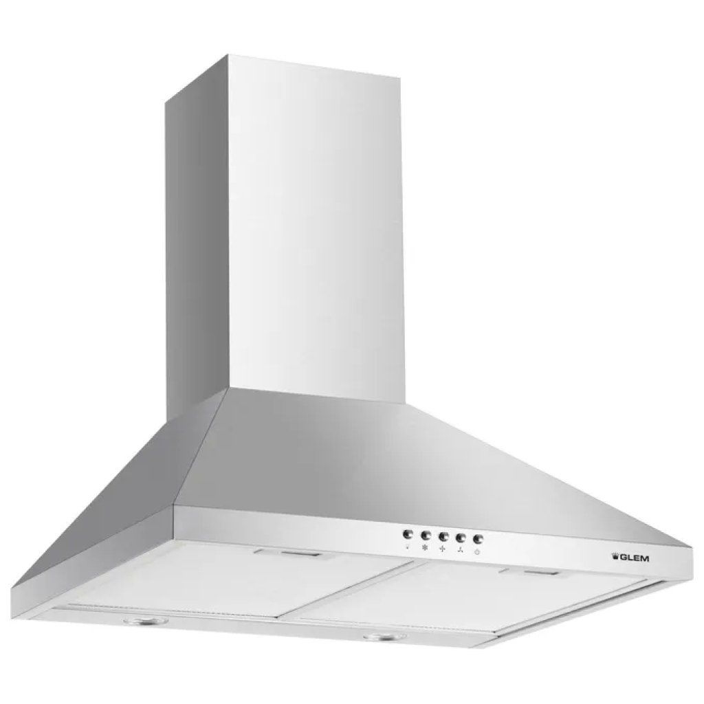 GLEM GAS Glem GHP745IX Cappa Aspirante a Parete 70 cm