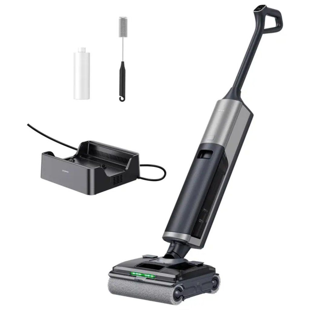 Haier HFWZ510 011 Aspirapolvere Verticale 300 W, Autonomia 50 Minuti, Argento