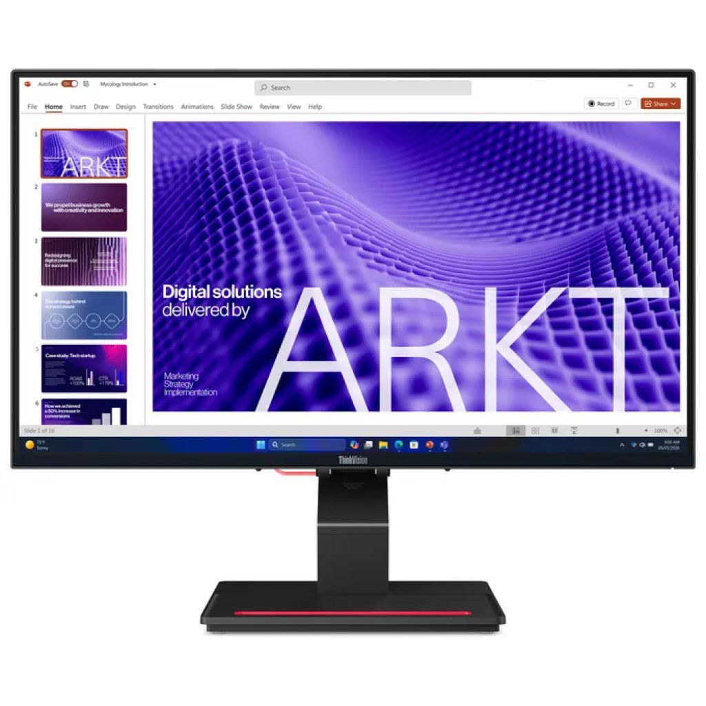 Lenovo ThinkVision T24D-4t Monitor Touchscreen 24" Full HD 120 Hz