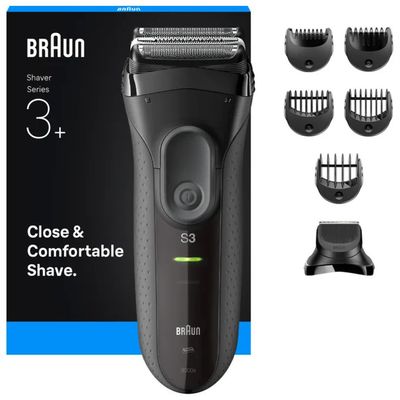 Braun Series 3 3000BT Rasoio Elettrico Nero/Grigio Braun Series 3 3000BT Rasoio Elettrico Nero/Grigio