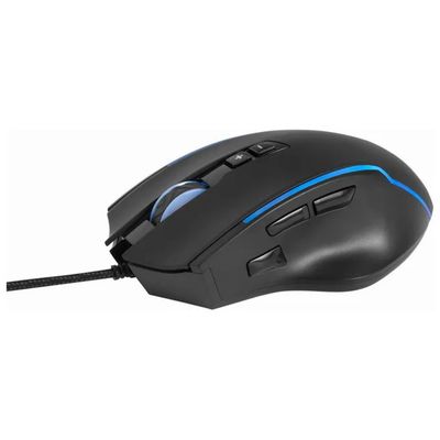 Gembird Ragnar RX300 Mouse Gaming USB 12000 DPI Nero-Blu