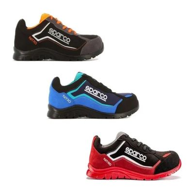 Sparco Nitro Elfyn S3S ESD – Scarpe antinfortunistiche grigio e giallo fluo, taglia 38 Sparco Nitro Elfyn S3S ESD – Scarpe antinfortunistiche grigio e giallo fluo, taglia 38
