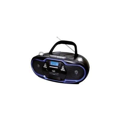 Trevi CMP 574 Radioregistratore CD MP3 USB con Cassette Presa Cuffia colore Blu