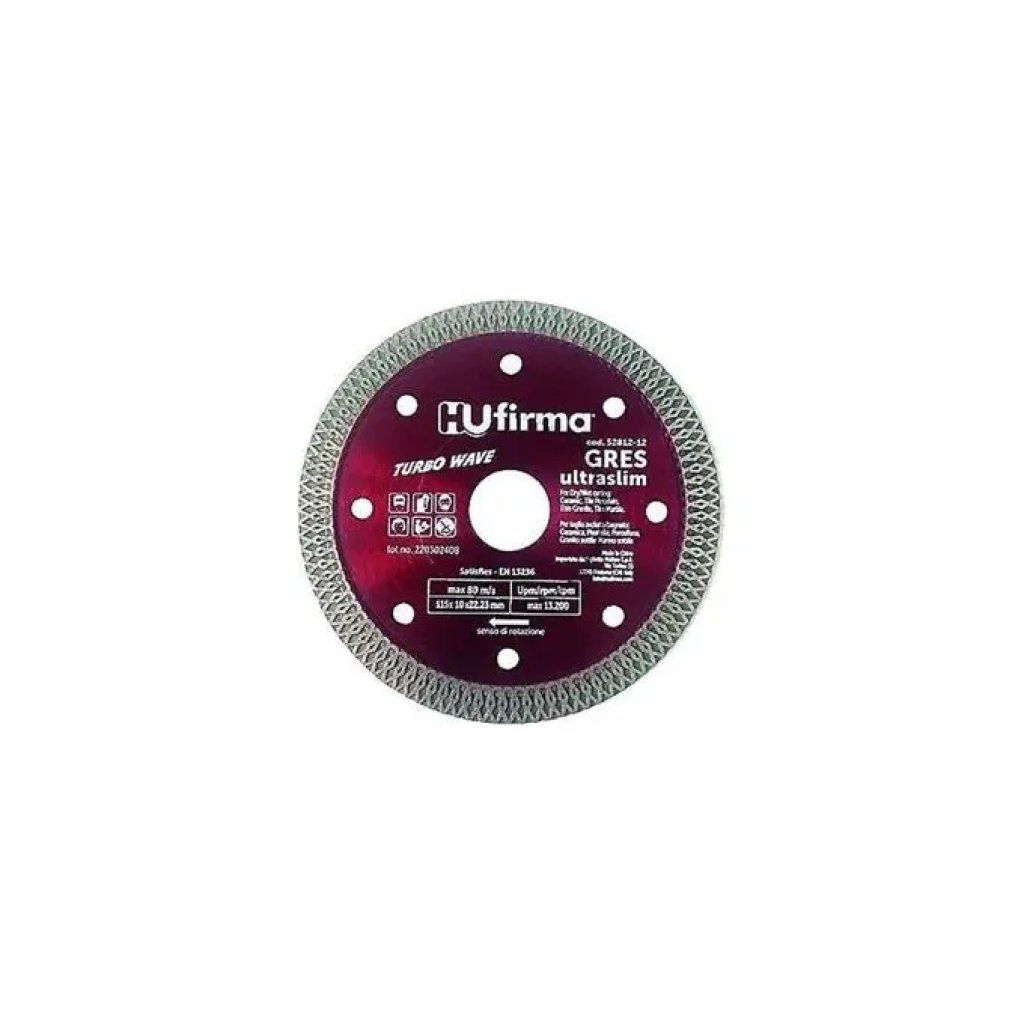 HU-FIRMA Disco diamantato a corona continua 115 mm