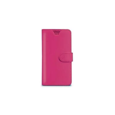 Celly Wally Case XXXL – Custodia a Libro Universale Fucsia per Smartphone 5,5–6”