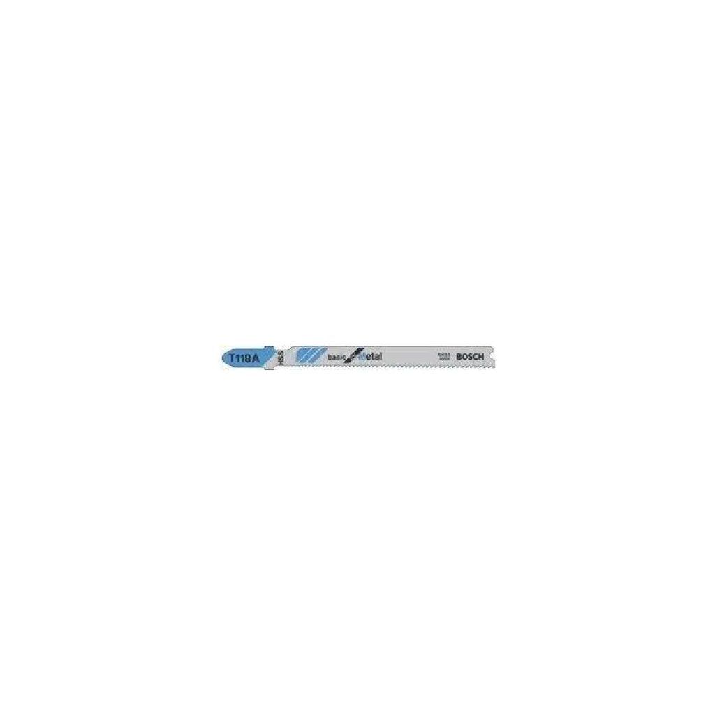 Bosch T 118 A Basic for Metal – 5 lame HSS per seghetto alternativo, 92 mm Bosch T 118 A Basic for Metal – 5 lame HSS per seghetto alternativo, 92 mm