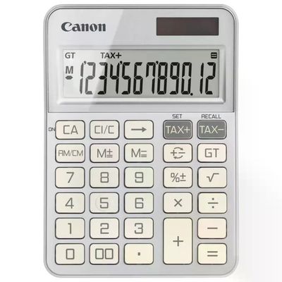 Canon KS-125KB Calcolatrice da Tavolo 12 Cifre Argento Canon KS-125KB Calcolatrice da Tavolo 12 Cifre Argento