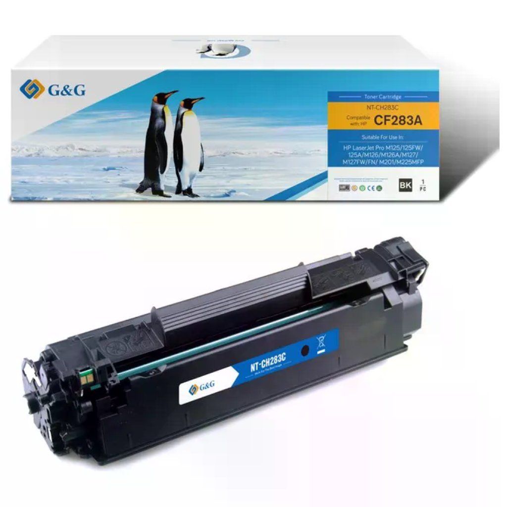 G&G Toner Nero Compatibile HP CF283A/CF283X e Canon CRG137/CRG737