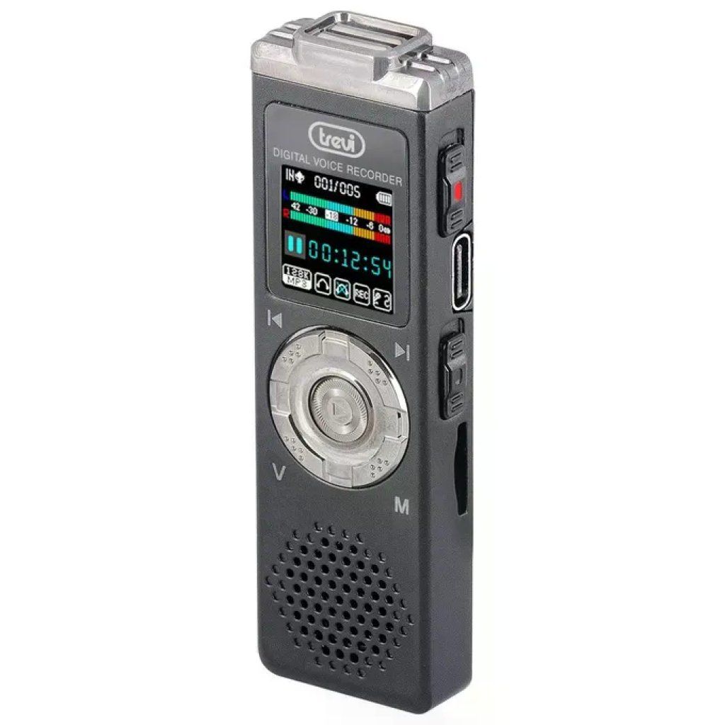 Trevi DR 437 SA2 Mini Registratore Vocale 8 GB