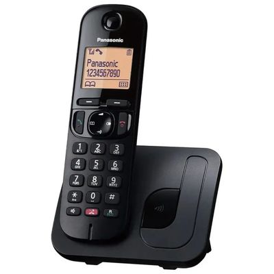 Panasonic KX-TGC250JTB Telefono Cordless DECT Nero