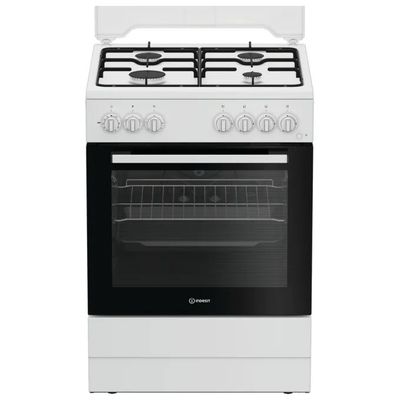 Indesit I6G3PMW Cucina Gas 4 Fuochi, Forno Elettrico 73 L, Grill, Classe A, 60x60 cm, Bianca Indesit I6G3PMW Cucina Gas 4 Fuochi, Forno Elettrico 73 L, Grill, Classe A, 60x60 cm, Bianca