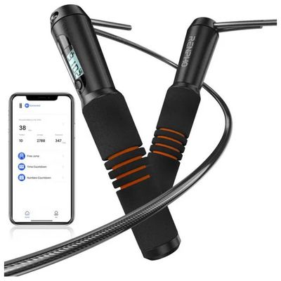 RENPHO R-Q001-BK Corda da Saltare Smart Bluetooth con Display LCD RENPHO R-Q001-BK Corda da Saltare Smart Bluetooth con Display LCD