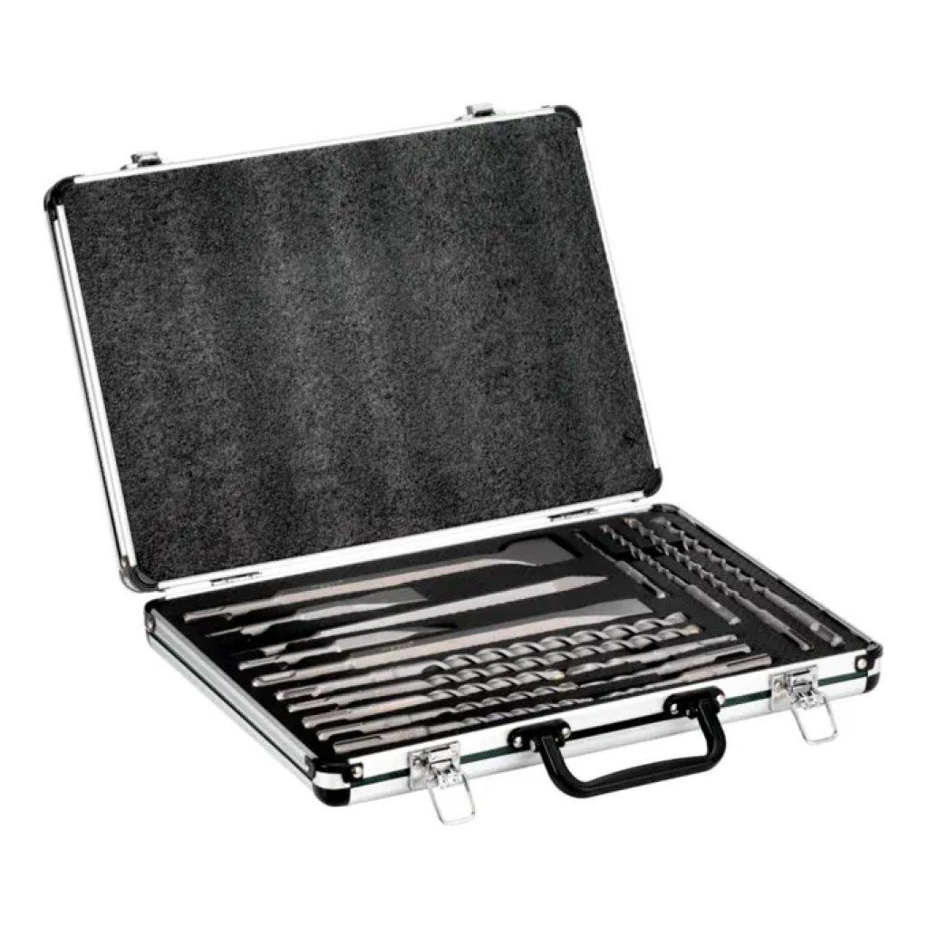 Metabo 628414000 Set punte e scalpelli SDS-plus, 17 pezzi