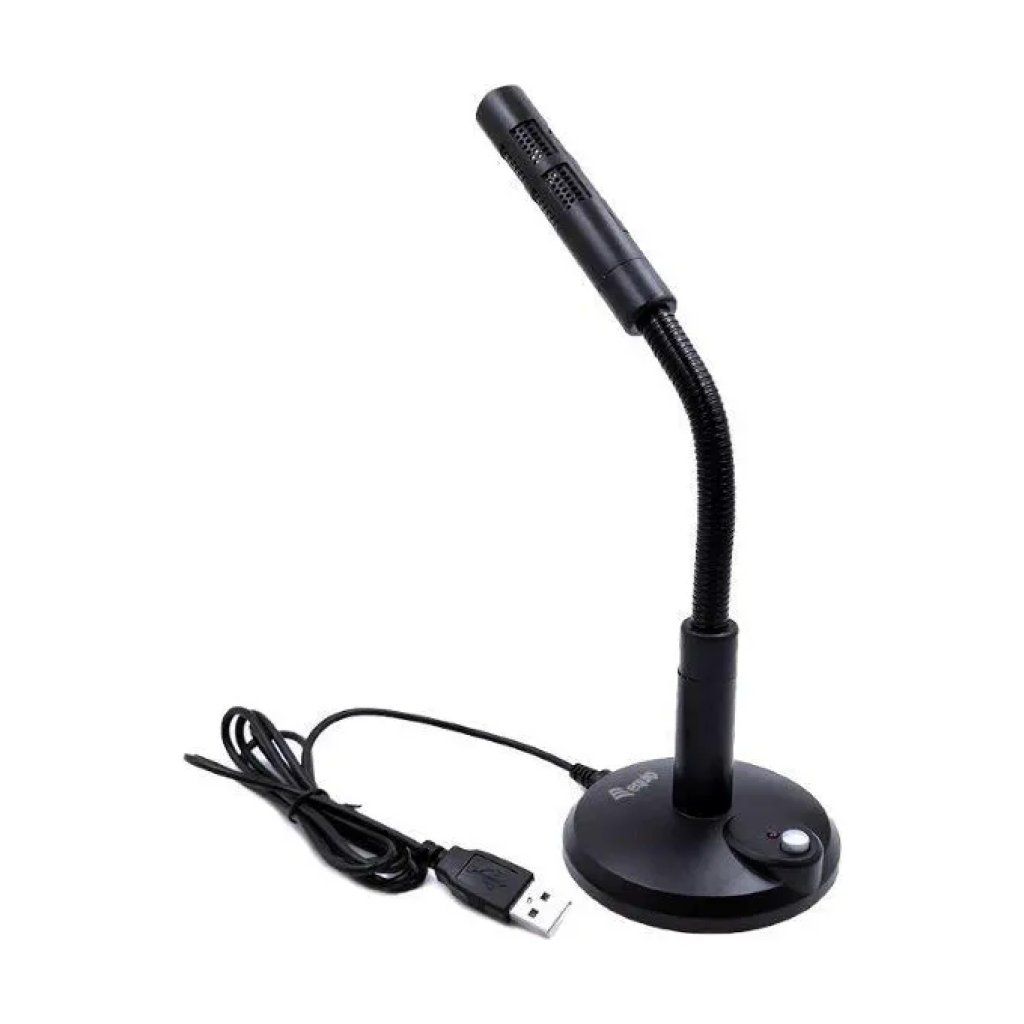 Conceptronic Equip 245340 Microfono USB da Tavolo Nero