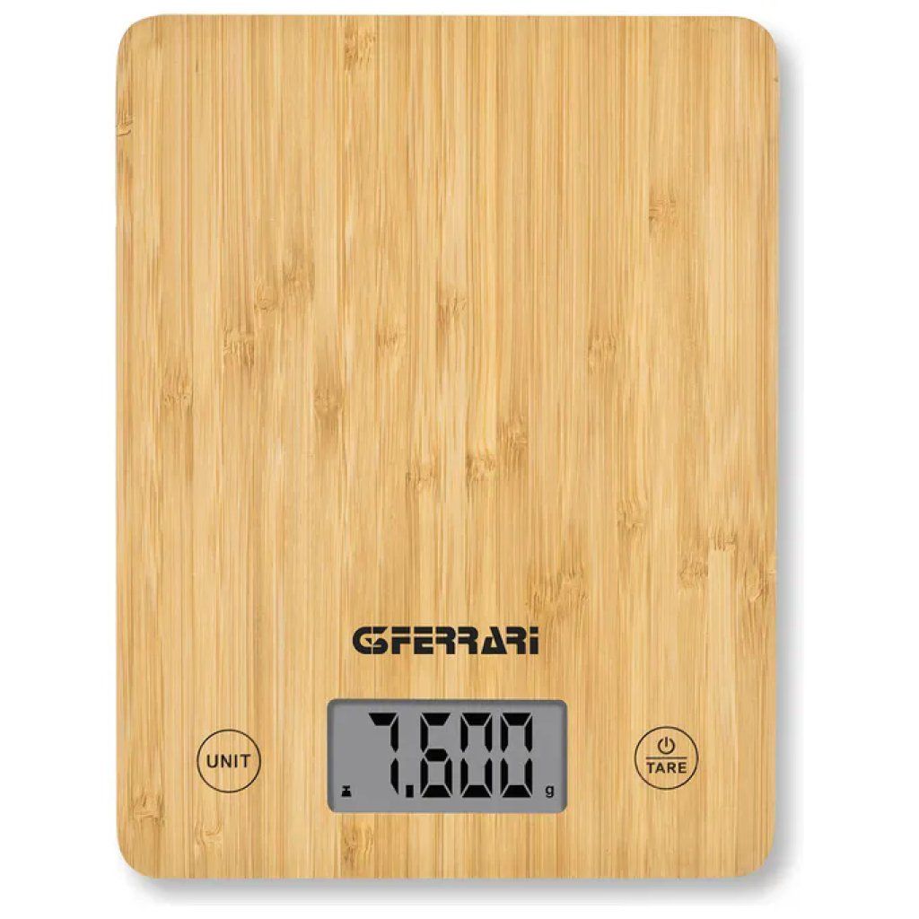 G3 Ferrari Bilancia da Cucina Elettronica in Bamboo, Portata 10 kg G3 Ferrari Bilancia da Cucina Elettronica in Bamboo, Portata 10 kg